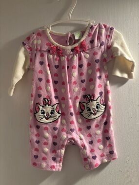 0/3 Disney Marie onesie